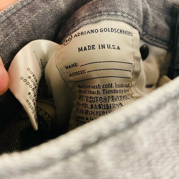 Adriano‎ Goldschmeid Gray The Nikki Relaxed Skinny Jeans Size 25R - Picture 8 of 9